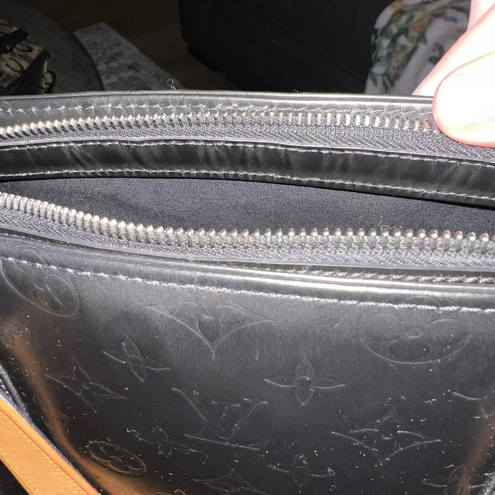 Authentic Louis Vuitton Matte Black Houston Monigram Handbag with dustbag! - Picture 6 of 12